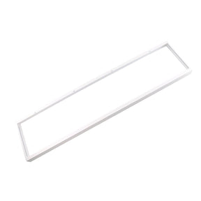 Aufbaurahmen für LED-Panel 120x30 cm, steckbar, weiß.