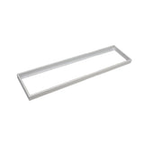 Aufbaurahmen für LED-Panel 120x30 cm, steckbar, weiß.