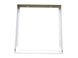 Aufbaurahmen für LED-Panel 62x62 cm, steckbar, weiß.
