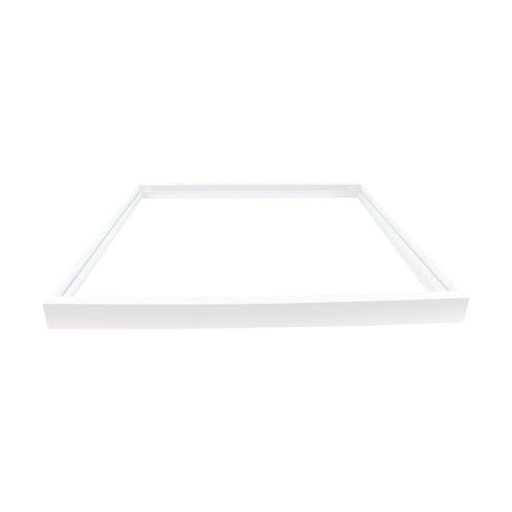 Aufbaurahmen für LED-Panel 62x62 cm, steckbar, weiß.