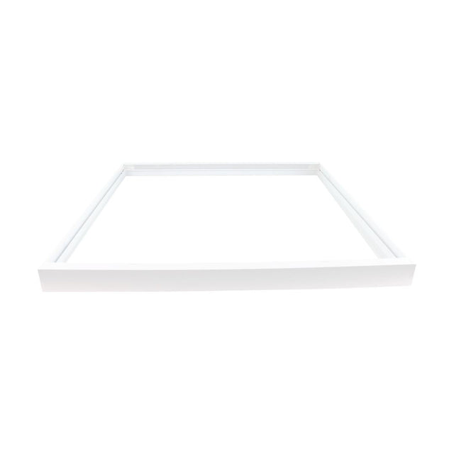 Aufbaurahmen für LED-Panel 62x62 cm, steckbar, weiß.