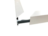 Aufbaurahmen für LED-Panel 62x62 cm, steckbar, weiß.