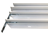 Aufbaurahmen für LED-Panel 62x62 cm, steckbar, weiß.