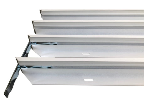Aufbaurahmen für LED-Panel 62x62 cm, steckbar, weiß.