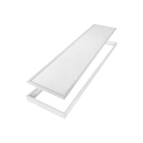 Aufbaurahmen für LED-Panel 120x30 cm, Aluminium, weiß.