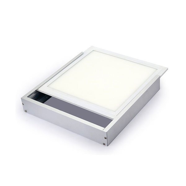 Aufbaurahmen für LED-Panel 60x60 cm, weiß.
