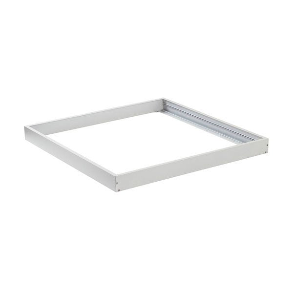 Aufbaurahmen für LED-Panel 60x60 cm, weiß.