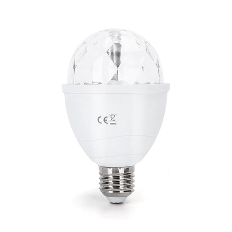 LED Party Licht, E27, 3 W, RGB.