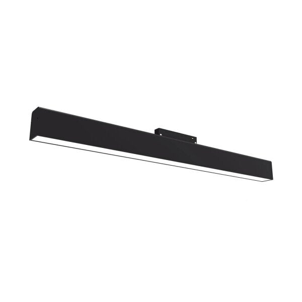 LED-Schienenleuchte, magnetisch, 20 W, 120°, 1600 lm, 4000 K, schwarz.