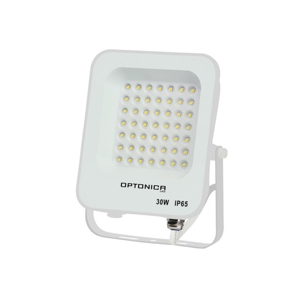 LED-SMD-Fluter, 30 W, 2700 lm, IP65, weiß, 6000 K.