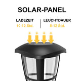 LED-Solargartenleuchte mit Spieß, 0,06 W, 6500 K.