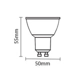LED-Spot, GU10, 4W, 220VAC, 50°, COB, 4500K, dimmbar.