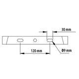LED-Stadion-Fluter, 100W, 100-240V, 5700K, IP65.