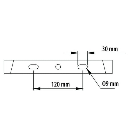LED-Stadion-Fluter, 100W, 100-240V, 5700K, IP65.