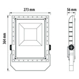 LED-Stadion-Fluter, 100W, 100-240V, 5700K, IP65.