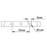 LED-Stadion-Flutlicht, 150 W, 100-240 V, 5700 K, IP65.