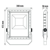 LED-Stadion-Flutlicht, 150 W, 100-240 V, 5700 K, IP65.