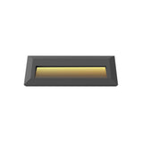 LED Stufenleuchte, 3 W, 100 lm, IP65, warmweiß (3000K), schwarz, rechteckig.