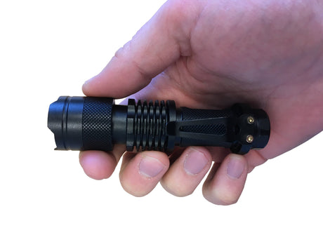 LED-Taschenlampe, Mini, 300 lm, Zoom, 3 Modi.