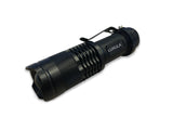 LED-Taschenlampe, Mini, 300 lm, Zoom, 3 Modi.