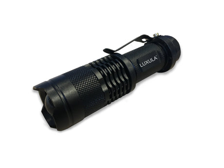 LED-Taschenlampe, Mini, 300 lm, Zoom, 3 Modi.
