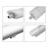 LED Unterbauleuchte, 45 W, 3800 lm, 6000 K, 155 cm, IP65.