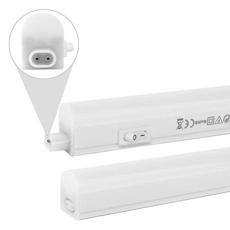 LED Unterbauleuchte, T5, 60 cm, 8 W, 960 lm, 120 lm/W, 4000 K.