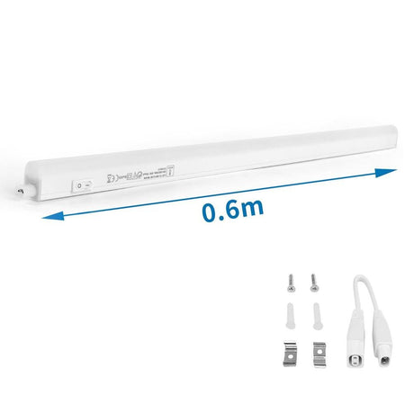 LED Unterbauleuchte, T5, 60 cm, 8 W, 960 lm, 120 lm/W, 4000 K.