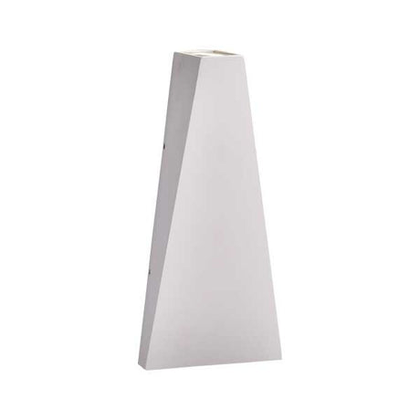 LED Wandleuchte, 6 W, 660 lm, 4000 K, IP54, grau.