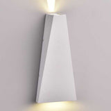 LED Wandleuchte, 6 W, 660 lm, 4000 K, IP54, grau.