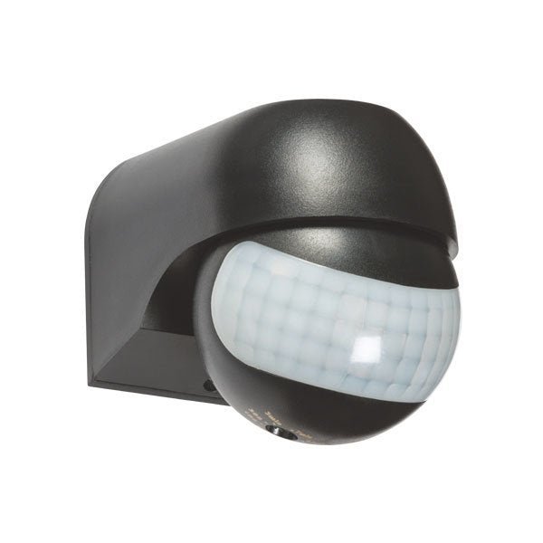 PIR-Bewegungsmelder, IP54, 110-240 V AC, Distanz: 12 m, 180°, Lux: 10-2000.