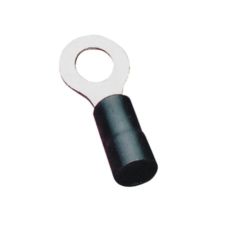 Rundsteckverbinder, isoliert, 20 Stk., 2 - 4 mm², 20,4 x 6,7 x 4,9 mm, schwarz.