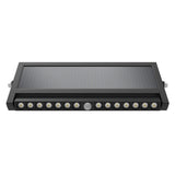 Solar Wandleuchte mit PIR-Sensor, Outdoorleuchte, 10W, 1000lm, 6500K, IP54, schwenkbare LED-Lichtleiste.