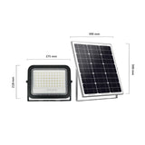 Solarstrahler PRO, LED-Fluter, Solar mit Akku, 20 W PV, 2600 lm, 6500K, IP65, Aludruckguss.