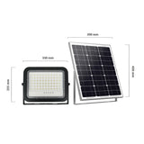 Solarstrahler PRO, LED-Fluter, Solar mit Akku, 30 W PV, 3800 lm, 6500K, IP65, Aludruckguss.