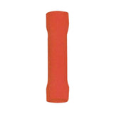 Stoß-/Schrumpfverbinder, isoliert, 20 Stk., 2 mm², 26 x 2,3 x 2,3 mm, rot.