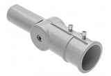 Straßenleuchtenhalterung Adapter, 50 mm, grau.
