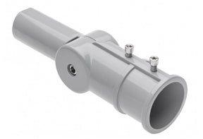 Straßenleuchtenhalterung Adapter, 50 mm, grau.