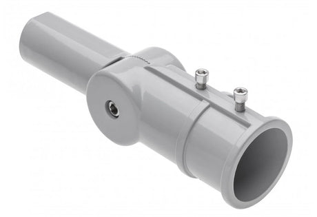 Straßenleuchtenhalterung Adapter, 50 mm, grau.