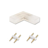 Verbinder für LED-Leuchtstreifen 5050-60 in L-Form.