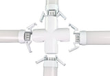 Verbindungsstück in X-Form für ELED200130, ELED200131, ELED200132.