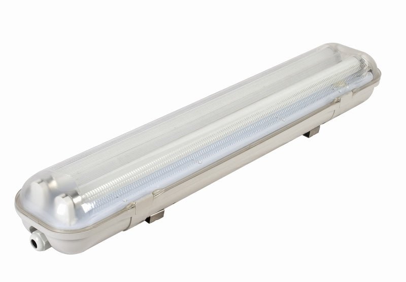 Wannenleuchte für 2x T8 LED-Röhre, 150 cm.